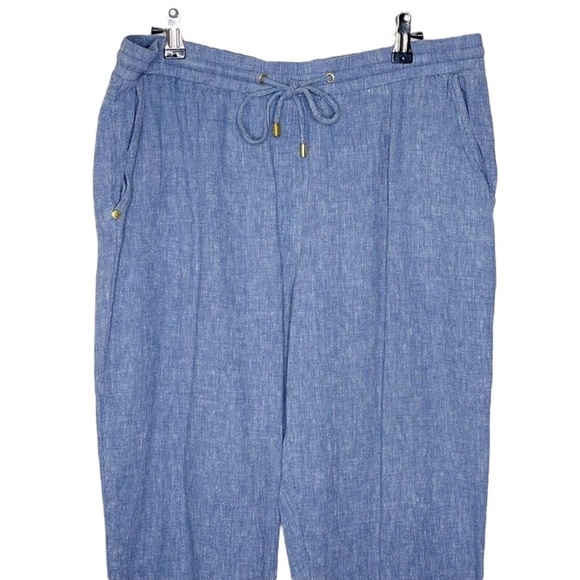 🌺ELLEN TRACY Linen Blend Pants Size Large🌺 - Picture 3 of 7
